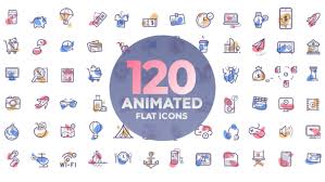 SVG Animated Icons Pack - 120