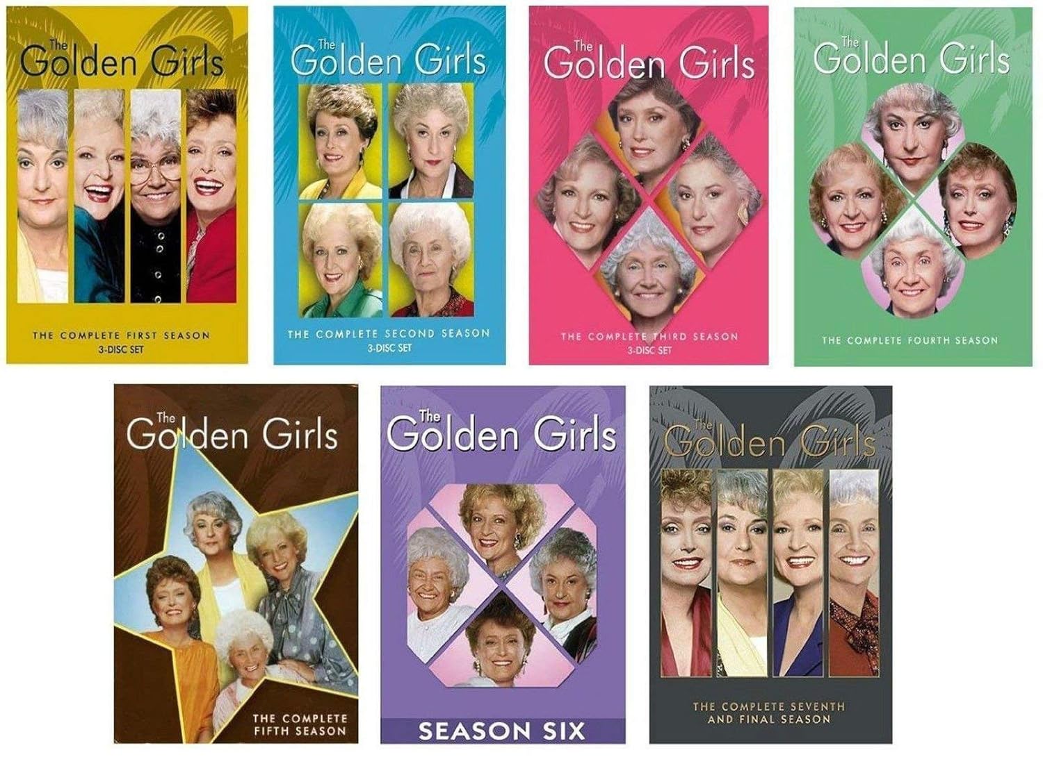 GOLDEN GIRLS Seasons 1-7 The Complete Series Collection Season 1 2 3 4 5 6 7 DVD